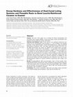 Research paper thumbnail of Knoop Hardness and Effectiveness of Dual-Cured Luting Systems and Flowable Resin to Bond Leucite-Reinforced Ceramic to Enamel