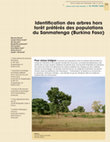 Research paper thumbnail of Identification des arbres hors forêt préférés des populations du Sanmatenga (Burkina Faso)