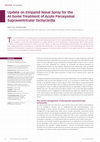 Research paper thumbnail of Update on Etripamil Nasal Spray for the At-home Treatment of Acute Paroxysmal Supraventricular Tachycardia