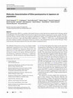 Research paper thumbnail of Molecular characterization of feline paramyxovirus in Japanese cat populations