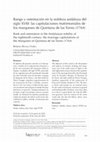 Research paper thumbnail of Rango y ostentación en la nobleza andaluza del siglo XVIII: las capitulaciones matrimoniales de los marqueses de Quintana de las Torres (1764)