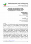 Research paper thumbnail of Influence of Knowledge Creation on Performance of Employees Among Two-Satr Hotels in Eldoret, Kenya