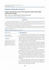 Research paper thumbnail of Copper and lead ions removal from aqueous solution using MgO, nanostractured MgO