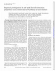 Research paper thumbnail of Regional prolongation of ARI and altered restitution properties cause ventricular arrhythmia in heart failure