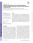 Research paper thumbnail of A BolA-like morphogene from the alga<i>Chlamydomonas reinhardtii</i>changes morphology and induces biofilm formation in<i>Escherichia coli</i>