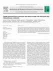 Research paper thumbnail of Flagella-generated forces reveal gear-type motor in single cells of the green alga, Chlamydomonas reinhardtii