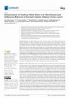 Research paper thumbnail of Enhancement of Soybean Meal Alters Gut Microbiome and Influences Behavior of Farmed Atlantic Salmon (Salmo salar)