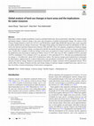 Research paper thumbnail of 喀斯特地区土地利用变化的全局分析及其对水资源的影响