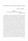 Research paper thumbnail of "Gérard Bayo, poésie spatiale et langue des signes", 68ème Congrès de la Société de Littérature Française de Kyushu, Sangyo Université, Fukuoka, déc. 2021.