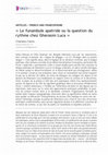 Research paper thumbnail of "Le Funambule apatride ou la question du rythme chez Gherasim Luca", conference "European Poetry and Statelessness" May 4th-5th, 2017 (peer review), org. by ATILF lab., CNRS and Lorraine University, Nancy, France. Proceedings (peer review) : MLO, Liverpool University Press, november 2019.