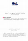 Research paper thumbnail of Analysis of tree algorithm for collision resolution