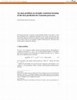 Research paper thumbnail of An Open Problem on Strongly Consistent Learning of the Best Prediction for Gaussian Processes