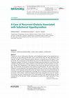 Research paper thumbnail of A Case of Recurrent Chalazia Associated with Subclinical Hypothyroidism