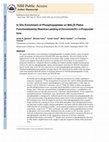 Research paper thumbnail of In Situ Enrichment of Phosphopeptides on MALDI Plates Functionalized by Reactive Landing of Zirconium(IV)−n-Propoxide Ions