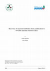 Research paper thumbnail of Recovery of macroinvertebrates from acidification in Swedish national reference lakes