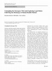 Research paper thumbnail of Untangling the Surrogacy Web and Exploring Legal Duties Following the Discharge of Mental Health Patients