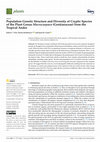 Research paper thumbnail of Population Genetic Structure and Diversity of Cryptic Species of the Plant Genus Macrocarpaea (Gentianaceae) from the Tropical Andes