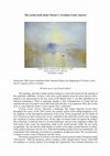 Research paper thumbnail of The awful truth about Turner's Northam Castle, Sunrise