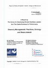 Research paper thumbnail of Diversity management: Practices, strategy and measurement