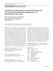 Research paper thumbnail of Evaluation of antinociceptive and antioxidant properties of 3-[4-(3-trifluoromethyl-phenyl)-piperazin-1-yl]-dihydrofuran-2-one in mice