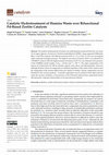 Research paper thumbnail of Catalytic Hydrotreatment of Humins Waste over Bifunctional Pd-Based Zeolite Catalysts