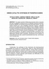 Research paper thumbnail of Green catalytic synthesis of phenprocoumon