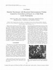 Research paper thumbnail of Enteritis Necroticans with Recurrent Enterocutaneous Fistulae Caused by Clostridium perfringens in a Child With Cyclic Neutropenia