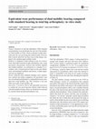 Research paper thumbnail of Equivalent wear performance of dual mobility bearing compared with standard bearing in total hip arthroplasty: in vitro study