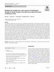 Research paper thumbnail of Modeling the multiple time scale response of hydrological drought to climate change in the data-scarce inland river basin of Northwest China