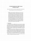 Research paper thumbnail of A Scalable Benchmark for OBDA Systems: Preliminary Report⋆