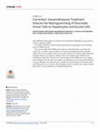 Research paper thumbnail of Correction: Dexamethasone Treatment Induces the Reprogramming of Pancreatic Acinar Cells to Hepatocytes and Ductal Cells