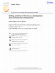 Research paper thumbnail of Shifting priorities of the EU as a development actor: context and consequences