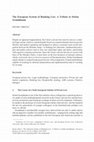 Research paper thumbnail of The European System of Banking Law. A Tribute to Stefan Grundmann