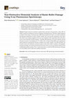 Research paper thumbnail of Non-Destructive Elemental Analysis of Raster Roller Damage Using X-ray Fluorescence Spectroscopy