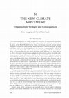 Research paper thumbnail of THE NEW CLIMATE MOVEMENT Organization, Strategy, and Consequences