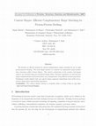 Research paper thumbnail of Context shapes: Efficient complementary shape matching for protein–protein docking