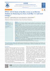 Research paper thumbnail of PPTCC 1015S Strain of Bacillus cereus as an Effective Medium for Removing Azo Dyes; Acid Blue 113 and Acid Orange 7