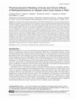 Research paper thumbnail of Pharmacodynamic Modeling of Acute and Chronic Effects of Methylprednisolone on Hepatic Urea Cycle Genes in Rats