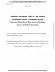 Research paper thumbnail of Modeling Corticosteroid Effects in a Rat Model of Rheumatoid Arthritis II: Mechanistic Pharmacodynamic Model for Dexamethasone Effects in Lewis Rats with Collagen-Induced Arthritis