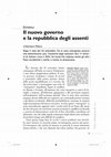 Research paper thumbnail of D. Palano, Il nuovo governo e la repubblica degli assenti, in "VITA E PENSIERO", 2022; n. 6, pp. 5-8.