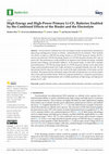 Research paper thumbnail of High-Energy and High-Power Primary Li-CFx Batteries Enabled by the Combined Effects of the Binder and the Electrolyte