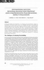 Research paper thumbnail of Envisioning Success: Building Blocks for Strategic and Comprehensive Peacebuilding Impact Evaluation