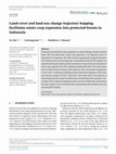 Research paper thumbnail of Land Cover and Land Use Change Trajectory Hopping Facilitates Estate Crop Expansion into Protected Forests in Indonesia