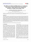 Research paper thumbnail of The Effects of a Backward Bifurcation on a Continuous Time Markov Chain Model for the Transmission Dynamics of Single Strain Dengue Virus