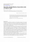 Research paper thumbnail of Diversity and distribution of porcelain crabs of Gujarat, India