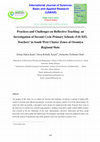 Research paper thumbnail of Practices and Challenges on Reflective Teaching: an Investigation of Second Cycle Primary Schools (5-8) EFL Teachers’ in South West Cluster Zones of Oromiya Regional State