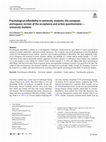 Research paper thumbnail of Psychological inflexibility in university students: the european portuguese version of the acceptance and action questionnaire—university students