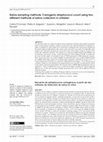 Research paper thumbnail of Saliva sampling methods. Cariogenic streptococci count using two different methods of saliva collection in children