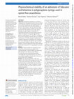 Research paper thumbnail of Physicochemical stability of an admixture of lidocaine and ketamine in polypropylene syringe used in opioid-free anaesthesia