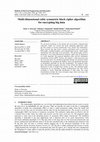 Research paper thumbnail of Multi-dimensional cubic symmetric block cipher algorithm for encrypting big data